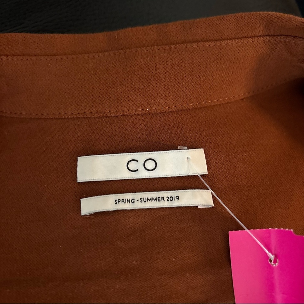 Size S - CO terracotta colored mid length, belted dress - Picture 5 of 5